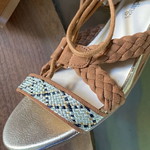 SOFT Surroundings Myra Braided Strap Sandals NWT - Picture 3 of 8